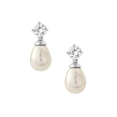 Pearl Diamond Earrings Stock Photo - Download Image Now - Pearl Earring,  Cut Out, Concepts - iStock