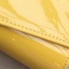 Lemon Yellow Patent Clutch Bag