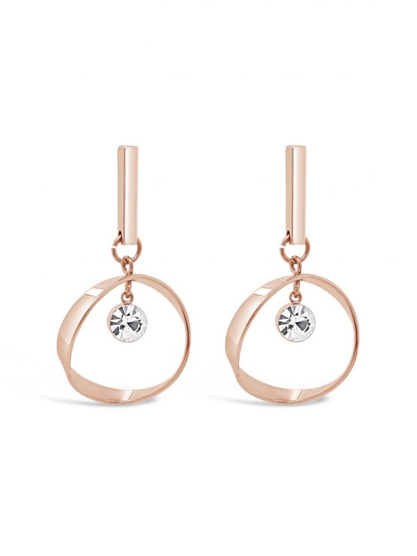 ABSOLUTE E2099RS ROSE GOLD EARRINGS