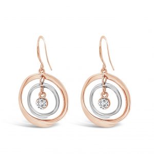 ABSOLUTE E2068MX ROSE GOLD EARRINGS