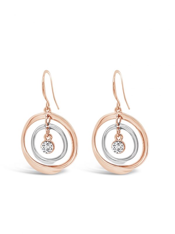 ABSOLUTE E2068MX ROSE GOLD EARRINGS