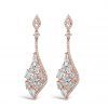 ABSOLUTE E2110RS ROSE GOLD EARRINGS