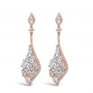 ABSOLUTE E2110RS ROSE GOLD EARRINGS
