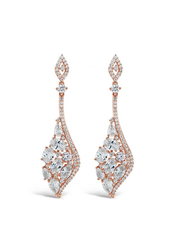 ABSOLUTE E2110RS ROSE GOLD EARRINGS