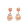 ABSOLUTE E099RS ROSE GOLD EARRINGS