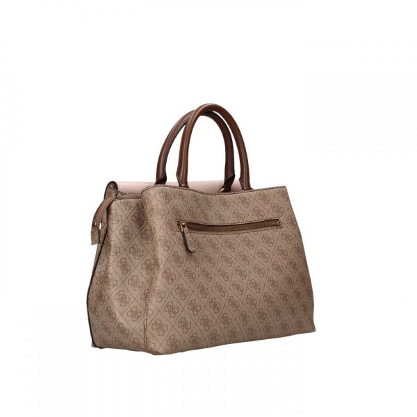 GUESS Rossana Handbag Latte/Blush - Image 3