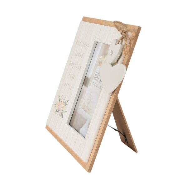 Love Story Photot Frame 4" X 6" "Happily Ever After" - Image 2