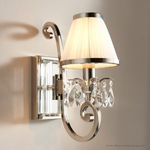 Nickel Single Wall & White Shade